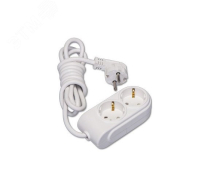 Удлинитель 2х5м с заземл. 16А IP20 защ. шторки N2210063 Makel pe681714 фото