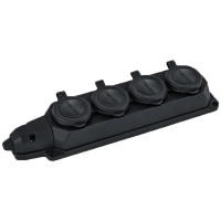 Колодка удлинителя 4-м 16А с заземл. каучук TKE-C05-KK4-Z TOKOV ELECTRIC pe587250 фото