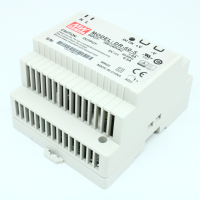 DR-60-5 Преобразователь AC-DC на DIN-рейку  32.5Вт, выход 5В/0…6.5A, рег. вых=±10%Uном, вход 85…264V AC, 47…63Гц /120…370В DC, изоляция 3000В AC,в кожухе  78х93х56мм, -20…+50°С Mean Well pe137459 фото