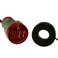 DMS-215 Цифровой LED амперметр AC 0-100А, AD16-22AM, красный, установка на панель в отв d=22мм RUICHI pe438515 фото