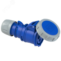 Розетка кабельная 32А/230V/1P+N+E/IP67 00-00002331 ALPENBOX pe812020 фото