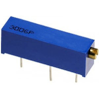TSR-3006P-103R Потенциометр многооборотный керметный 10кОм 0.75Вт ±10% 22 ±2 оборота, (19.05 X 4.83 X 6.35мм) SUNTAN pe33268 фото