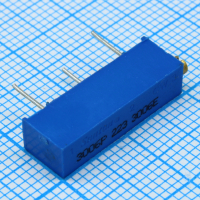TSR-3006P-223R Потенциометр многооборотный керметный 22кОм 0.75Вт ±10% 22 ±2 оборота, (19.05 X 4.83 X 6.35мм) SUNTAN pe65012 фото
