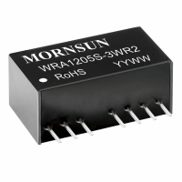 WRB4803S-3WR2 Преобразователь DC/DC на печатную плату 3 Вт вход 36...75В (48В) выход 3.3В 678мА изоляция 1500В -40...+85°С MORNSUN pe541173 фото