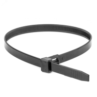 Хомут кабельный 7.6х250 полиамид многоразовый черн. (уп.100шт) 25352SR DKC pe587765 фото