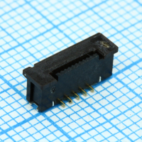 1-1734742-0 Соединитель FPC 10 контактов шаг 0.5mm угловой для поверхностного монтажа лента на катушке TE Connectivity pe461302 фото