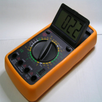DT-9205A Мультиметр цифровой для измерения тока, напряжения, сопротивления, параметров диодов и транзисторов S-Line pe155894 фото