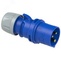 Вилка кабельная 32А/230V/1P+N+E/IP44 00-00002224 ALPENBOX pe812022 фото
