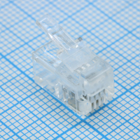 DS1121-01-P40T Разъем телефонный RJ-14 (вилка) на кабель CONNFLY pe523766 фото
