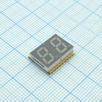 KCDA03-105 2-х разрядный сегментный индикатор smd 7,62мм/красный/635нм/8-27мкд/ОА Kingbright pe141303 фото