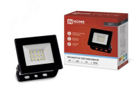 Прожектор светодиодный СДО-7 20Вт 6500К IP65 1800лм 230В черн. 4690612034614 IN HOME pe579576 фото