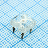 FYLF-1140UY1C Светодиод 7,6х7,6мм/желтый/590нм/350мкд/прозрачный/110° FORYARD pe408825 фото