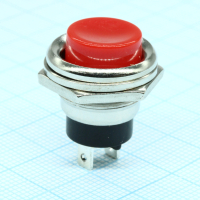 PBS-26B/R Кнопочный переключатель ON-(OFF) без фиксации 250V 2A M16 красный Jietong pe428793 фото