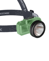 Фонарь аккумуляторный налобный 2Вт LED Li-ion 14500 500мА.ч корпус ABS-пластик USB-шнур type C регулируемый эласт. ремешок KOC516Lit Космос pe758265 фото