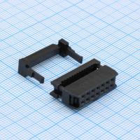 DS1016-14MA2BB-2 IDC разъем, розетка на плоский шлейф 14pin(2x7), шаг 2.54мм CONNFLY pe679162 фото