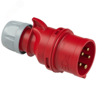 Вилка кабельная 16А/400V/3P+N+E/IP44 00-00002218 ALPENBOX pe812026 фото