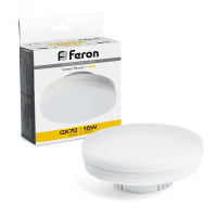 Лампа светодиодная LED 15вт GX70 теплый таблетка 48303 Feron pe1074682 фото