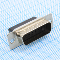 DS1036-01-15MBNSS Корпус разъема D-Sub, вилка 15 контактов для обжима на кабель, черный изолятор, требуются контакты T-DS1036-01-PC000 CONNFLY pe523514 фото