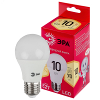 Лампа светодиодная RED LINE LED A60-10W-827-E27 R 10Вт A60 груша 2700К тепл. бел. E27 Б0049634 Эра pe661243 фото