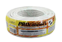 Кабель коаксиальный RG-6U, 75Ом, CCS/Al/Al, 48%, 20м, INDOOR, белый PROconnect pe688123 фото