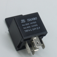 TRV4-L-24VDC-Z-F Реле автомобильное 30А одна группа на переключение катушка 24В 1.6Вт Tianbo pe519675 фото