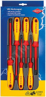 Набор отв-рток VDE диэлектрических, 6 пр., SL3/4/5.5/6.5, PH1/2 KN-002012V01 Knipex pe808188 фото