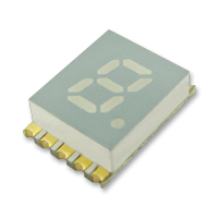 KCSC02-102 1 разрядный сегментный индикатор smd 5,08мм/зеленый/568нм/1.9-10мкд/ОК Kingbright pe355580 фото