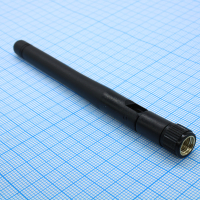 YNX-TLB-2.4G-3DBI-01 Антенна 2.4-2.5ГГц угловая (цвет черный), общая длина 107мм, разъем SMA вилка Yetnorson pe552444 фото