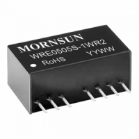 WRE0515S-1WR2 Преобразователь DC/DC 1 Вт, вход 5(4.5-9) VDC, c 2 выходами, SIP на плату MORNSUN pe1017340 фото