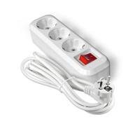 Удлинитель 3х5м с заземл. IP20 S-303А ПВС 3х1.5 с выкл.Universal 1727 UNIVersal pe663805 фото