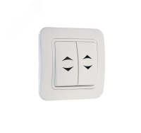 Переключатель проходной 2-кл. 1п 1мод. СП Lillium 10А IP20 бел./бел. 70026 Makel pe681725 фото