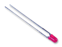 HLMP-1600 Светодиод 3мм/красный/626нм/2.1мкд/60°/5V Broadcom pe201470 фото