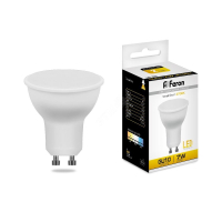 Лампа светодиодная LED 7вт 230в GU10 теплая 25289 Feron pe802046 фото