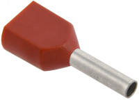 Наконечник НШВИ(2) 0.75-8 темн. красн. (уп.100шт) UTE10-D75-100 IEK pe578302 фото