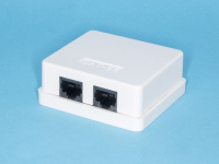 TJC2-5K Розетка RJ-45 кат. 5е, двойная, тип KRONE, белая BrownBear pe389118 фото
