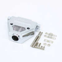 DS1046-37C1L1 Кожух для D-SUB разьема 37 контактов с удлиненными винтами, пластик, хромированный CONNFLY pe391166 фото