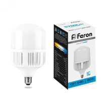 Лампа светодиодная LED 60вт Е27/Е40 дневной 25782 Feron pe802047 фото