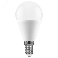 Лампа светодиодная LED 15вт Е14 белый матовый шар 55210 Feron pe1074687 фото