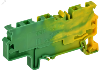 ARMAFIX Клемма пружинная CX4-3 PE 4мм2 трехконтактная заземляющая IEK AF-CT41-00-3-K52-004 IEK pe1074943 фото