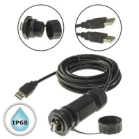 M25USBZ1-2.0G-3M Разъём герметичный SZC M25USBZ1-2.0G-3M, 480 Мб/с SZC pe476123 фото