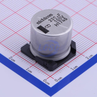 UCD2A221MNQ1MS Конденсатор алюминиевый 220мкФ ±20% 100В  для поверхностного монтажа NICHICON pe400929 фото