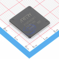 AT32F435ZMT7 Микроконтроллер Artery, ядро M4. Конфигурируемые Flash и SRAM память. До 4МБ Flash, до 512КБ SRAM. 2 CAN, 2 USB FS OTG Artery pe518510 фото