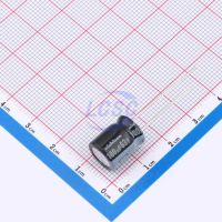 UVR1J101MPD Конденсатор алюминиевый электролитический 100мкФ ±20% 63В (10 X 12.5мм) радиальный 5мм 300мА 2000час 85°С россыпь NICHICON pe413316 фото