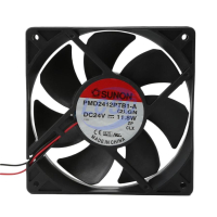 PMD2412PTB1-A(2).GN Вентилятор аксиальный постоянного тока 24В, 120x120x25 мм, 0.49 А, подшипник качения, подключение-провод, уровень шума 54 дБа, воздушный поток 254.84 куб.м/ч, 4500 об/мин, мощность pe1076154 фото