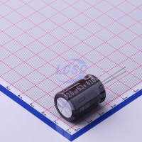 UPW1J821MHD6 Конденсатор алюминиевый электролитический 820мкФ ±20% 63В (18 X 25мм) радиальные выводы 7.5мм 2590мА 8000час 105°С автомобильного применения россыпь NICHICON pe424394 фото