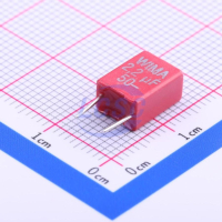 MKS2B042201F00KSSD Конденсатор металлоплёночный полиэтилентерефталатный 2.2мкФ 50В ±10% (7.2х5х10мм) шаг выводов 5мм 100C автомобильного применения россыпь WIMA pe365525 фото