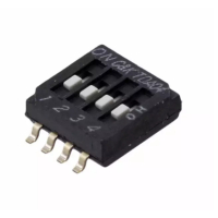 TDA04H0SB1 DIP переключатель 4 группы 24В 0,025А, шаг 1.27mm SMD монтаж C&K COMPONENTS pe407325 фото