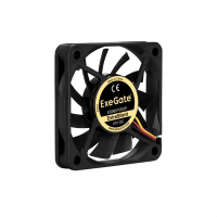 EX283368RUS Вентилятор 12В DC ExtraSilent ES06010S3P (60x60x10 мм, Sleeve bearing (подшипник скольжения), 3pin, 2000RPM, 16dBA) Exegate pe1067078 фото