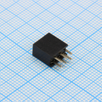 DS1023-2X3SF11 Гнездо на плату 2х3 конт., шаг 2.54мм, высота 8.5мм, позолоч. CONNFLY pe1066187 фото