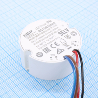 RC15W350A9 AC-DC, 15Вт, токовый выход, вход 198…264В AC, выход 350мА/27…420, ККМ, в кожухе Ф50х21мм, -20…+60°С KGP pe1107108 фото